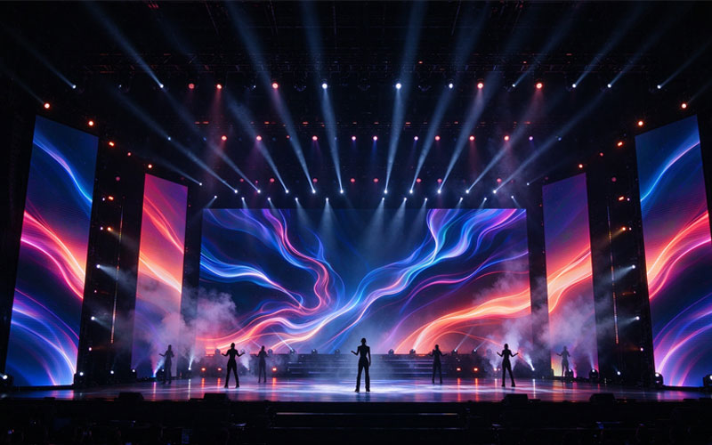 Stage performance LED screen case